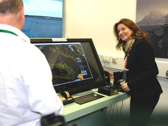 Gillian Keegan at the Lockheed Martin site