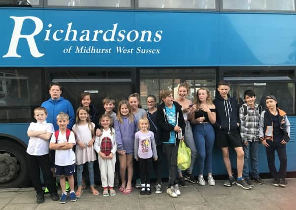 Richardson's Travel supported Midhurst and district swimming club. Sept 2017.