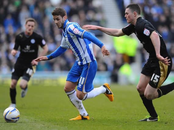 Andrea Orlandi in action for Brighton. Picture by Mike Hewitt/Getty Images