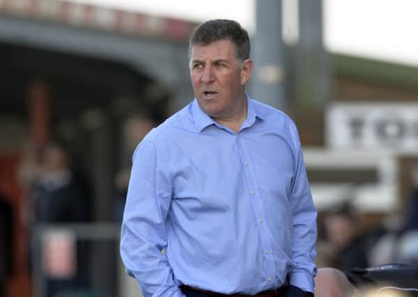 Eastbourne Borough manager Mark McGhee watches his side against Wealdstone in his first game in charge at Priory Lane (Photo by Jon Rigby) SUS-190225-105759008