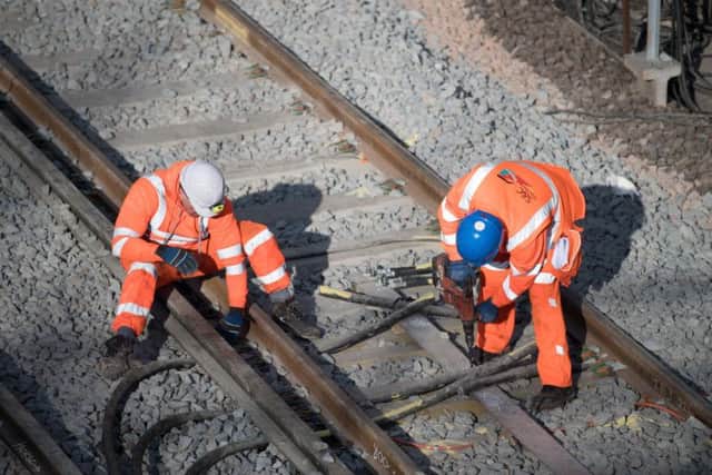 Network Rail work on the Brighton Mainline