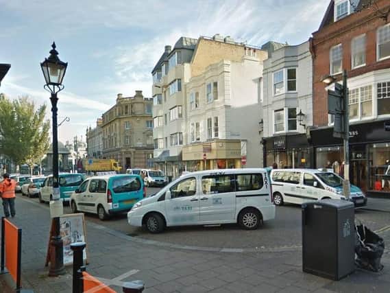 The taxi rank at East Street, Brighton (Image: Google Maps)