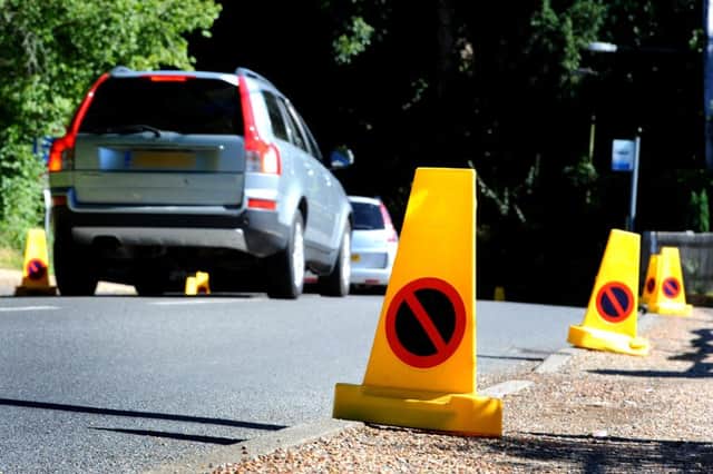 Drivers have been ignoring 'no parking' cones