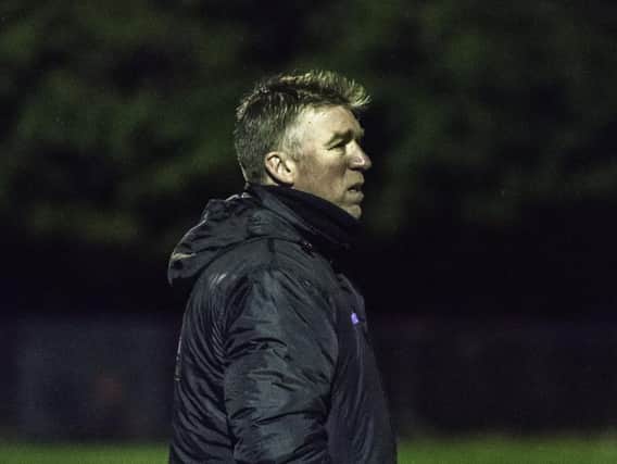 Burgess Hill Town boss Simon Wormull. Picture by Chris Neal.