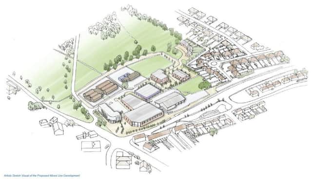 An illustrative artists impression of what the former Bexhill School site could look like