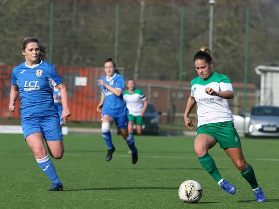 Action from Chichester City Ladies' visit to Cardiff / Picture by Sheena Booker