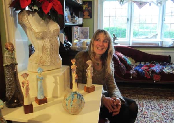 Eastbourne artist Julie Snowball exhibits her ceramics SUS-190227-133212001