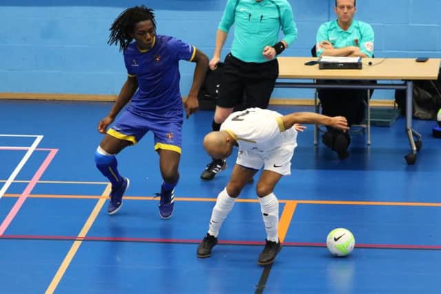 The Uni of Chi futsal team in recent action / Picture by Jordan Colborne