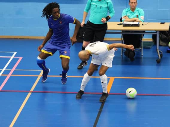 The Uni of Chi futsal team in recent action / Picture by Jordan Colborne