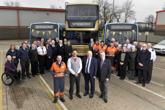 Metrobus Crawley celebrates Top National Bus Depot award