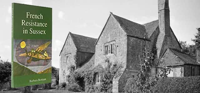 Right: Bignor Manor House in World War II was a secret base for Allied agents awaiting flights to clandestine landing fields in occupied France. Barbara Bertram was the buildings housekeeper who later recorded her experiences in a book French Resistance in Sussex. SUS-190227-132457001