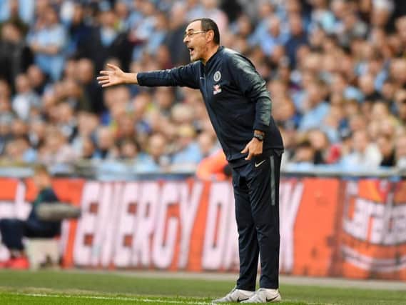 Chelsea manager Maurizio Sarri. Picture: Getty Images