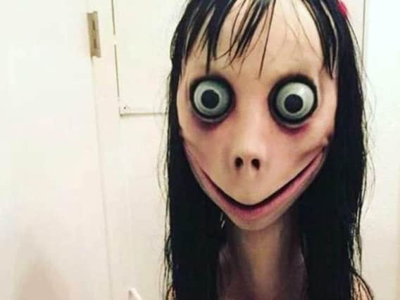 The 'Momo' figure in the online challenge which has resurfaced recently