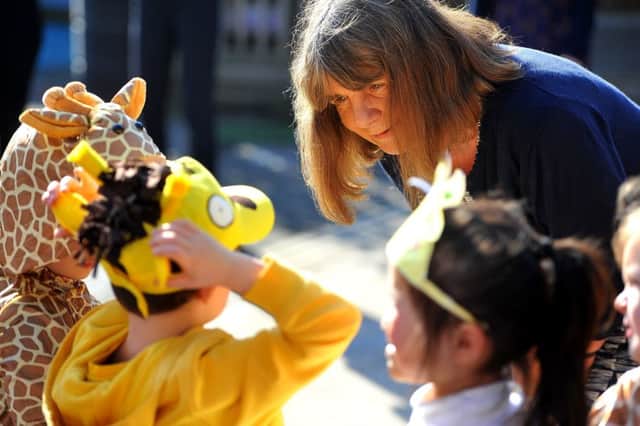 Julia Donaldson's visit to Seaside Primary School, Lancing. Picture: Steve Robards SR1904950