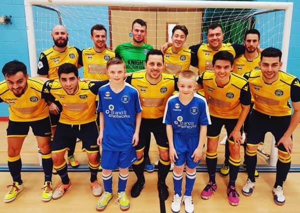 The Sussex Futsal Club squad which beat Oxford City Lions