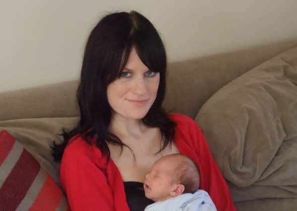 Camilla Redfearn with her son Freddie