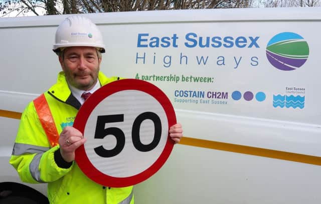 Bernie Gorringe has chalked up 50 years working for East Sussex Highways. SUS-190225-144643001