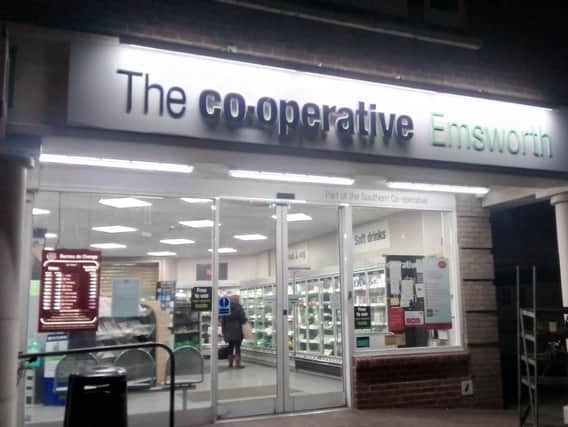 The Co-op in Emsworth High Street