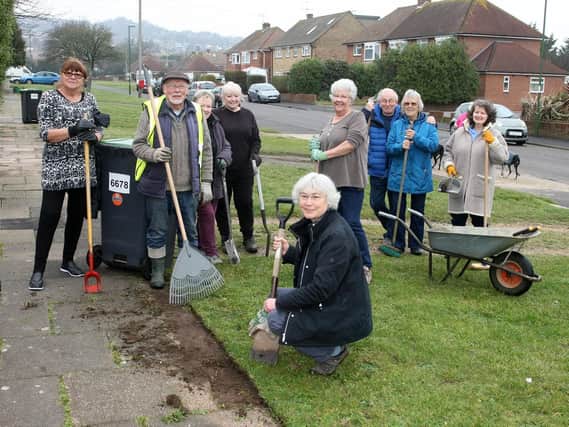 Residents working together to improve Pratton Avenue in Lancing