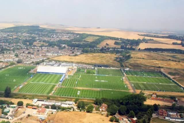 The training ground in Lancing