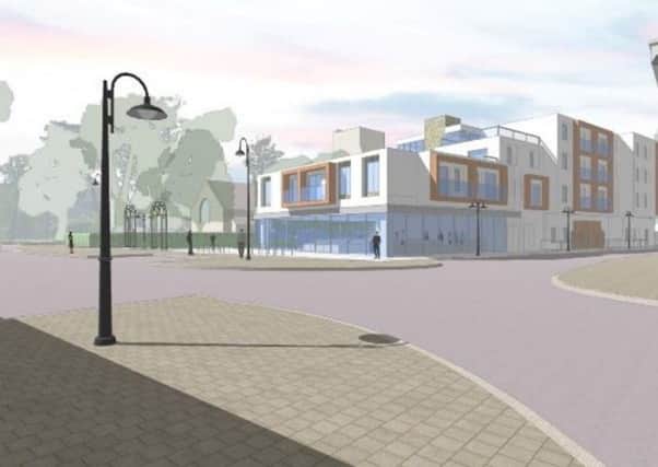 New flats planned where the  St John the Baptist Church Hall and NCP car park is currently in Crawley town centre