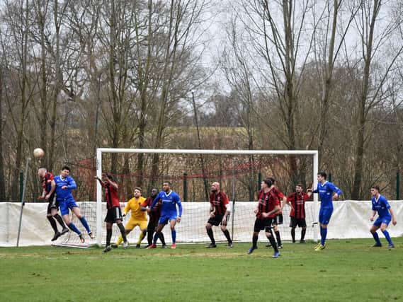 Action from Selsey's visit to Billingshurst / Picture by Ed Warren