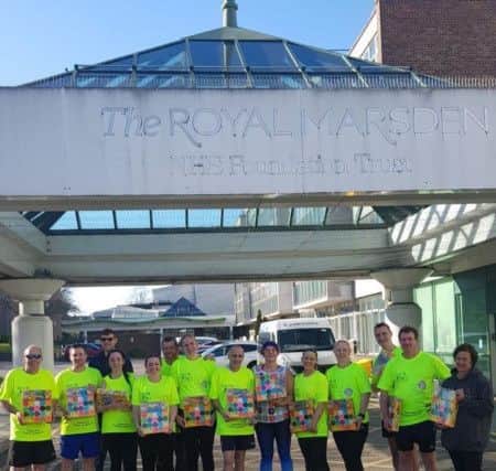 Heart & Sole runners took on the Relay of all Relays for the Royal Marsden Hospital. Photo by Jo Smith. SUS-190403-103858001