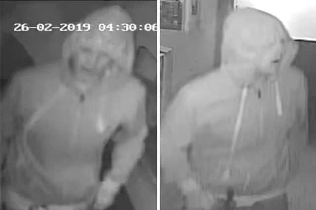 Police want to speak to this man in relation to the break-in at Sayers Common Community Shop. Picture: Sussex Police