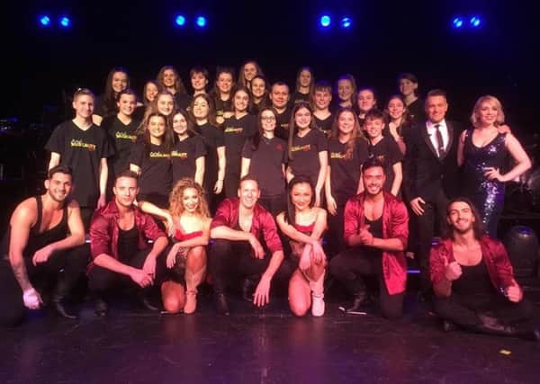 Ariel Choir with Brendan Cole and the cast of Show Man