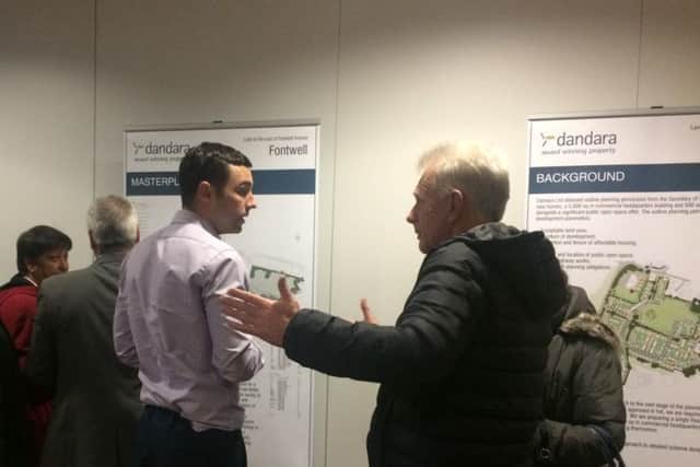 Residents view plans for homes on land east of Fontwell Racecourse.
28-02-19