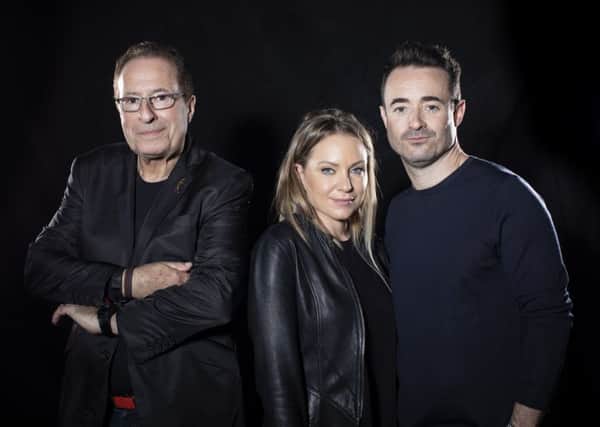 The House on Cold Hill. Peter James, Rita Simons and Joe McFadden. Picture by Helen Maybanks