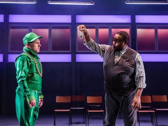 Harry Jardine & Clive Rowe (l-r) in In The Willows - UK Tour. Photo by Richard Davenport