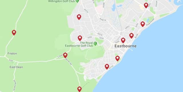 Eastbourne road accidents