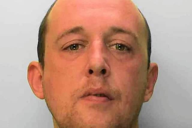 Daniel Robinson has been banned from Worthing town centre. Photo: Sussex Police