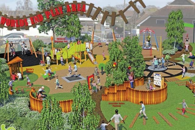 An artist's impression of the playground. 

Picture: Mid Sussex District Council