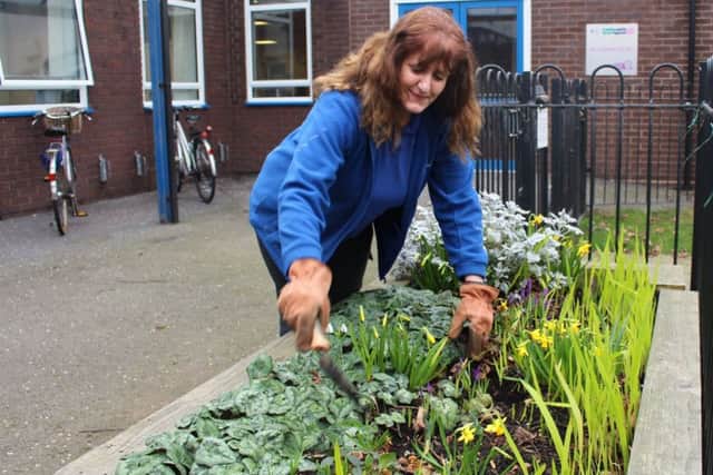 Jacqui says her apprenticeship in horticulture enables her to give back to the community