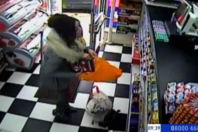 The last sighting of Georgina Gharsallah in Clifton Wines in Clifton Road, Worthing. Picture: BBC