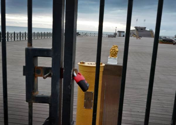 Hastings Pier has been closed since December