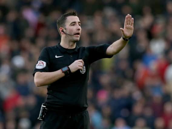 Referee Christopher Kavanagh. Picture by Getty Images