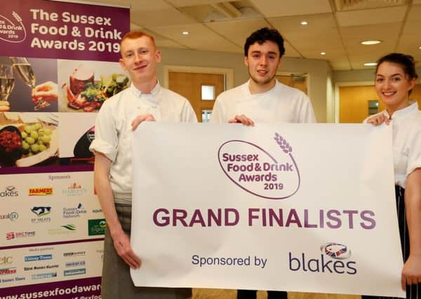 The grand finalists, Charlie, Dan and Isabella