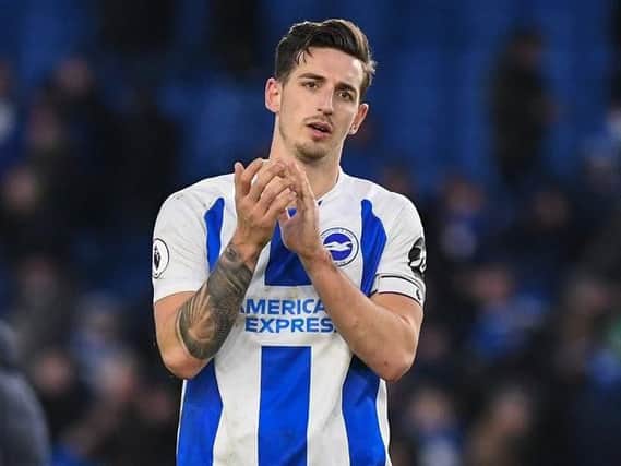Brighton defender Lewis Dunk. Picture by PW Sporting Photography