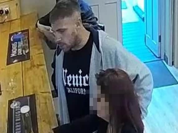 A CCTV image of Hanley and Sarah Harries at the Ferry Inn in Shoreham. Photo: Sussex Police