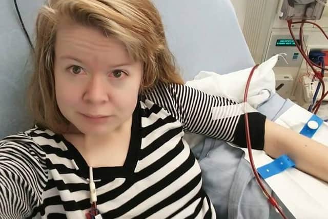 Kirsty Biss on dialysis hospital