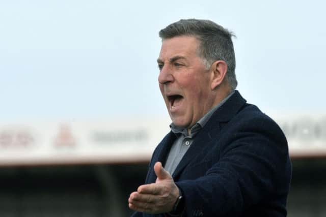Mark McGhee on the sidelines against Chelmsford on Saturday. Picture by Jon Rigby