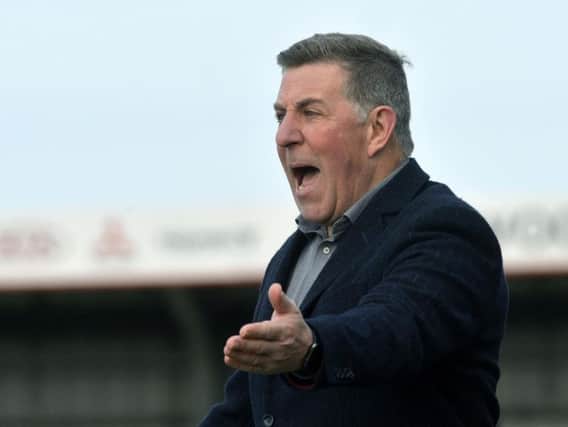 Mark McGhee on the sidelines against Chelmsford on Saturday. Picture by Jon Rigby