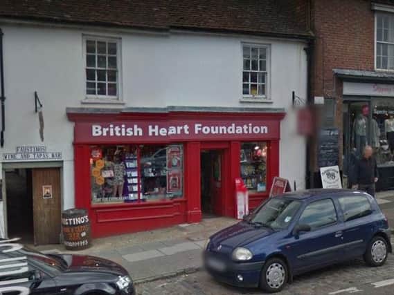 The British Heart Foundation store in Midhurst