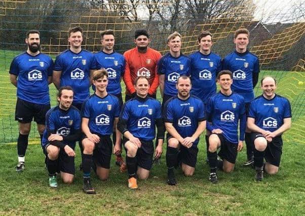 The Sedlescombe Rangers Football Club first team which has reached cup finals on consecutive weekends