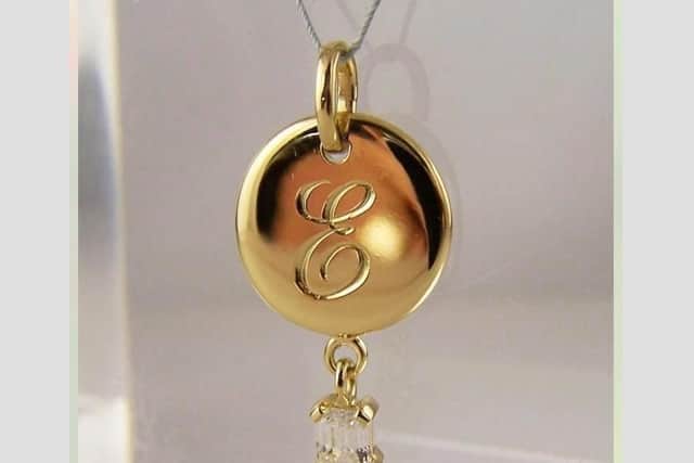 A pendant made for Eleanor's 18th birthday. Picture: Barbara Tipple