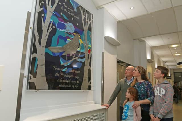 Ella Thatcher's family and an artwork that honours those who have donated organs to help save others SUS-190315-114422001