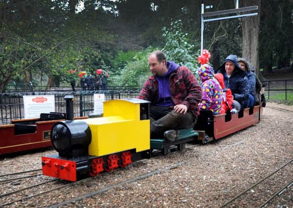 Re-opening of Hastings Miniature Railway in Alexandra Park, 13/2/16. SUS-160214-165153001